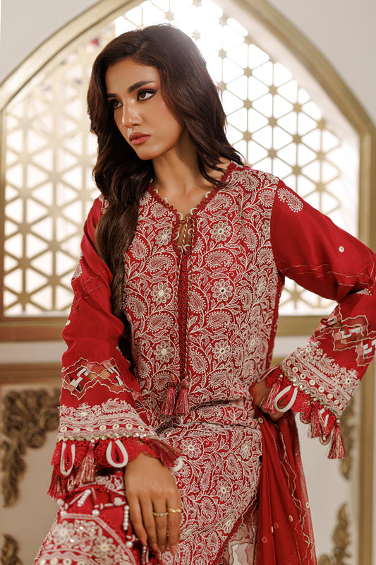 Embroidered Shirt Shalwar Dupatta - 4228