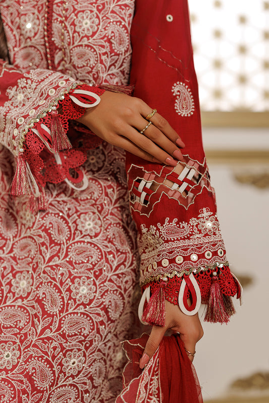 Embroidered Shirt Shalwar Dupatta - 4228
