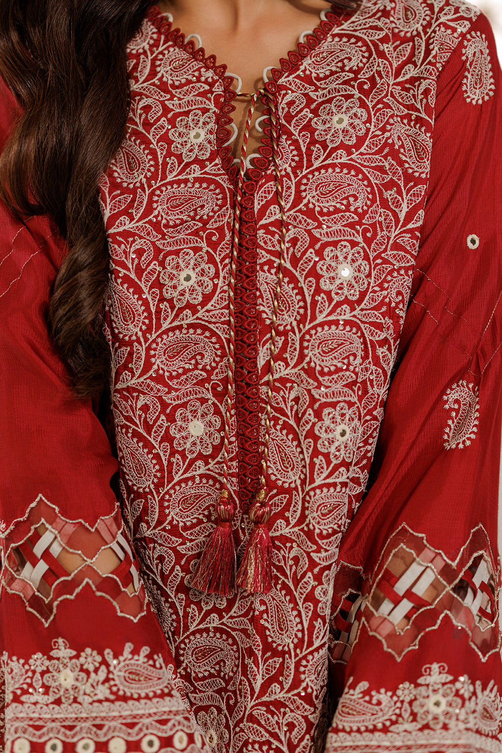 Embroidered Shirt Shalwar Dupatta - 4228
