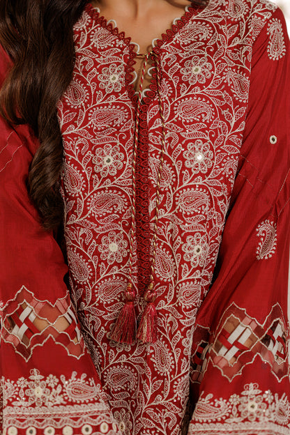 Embroidered Shirt Shalwar Dupatta - 4228