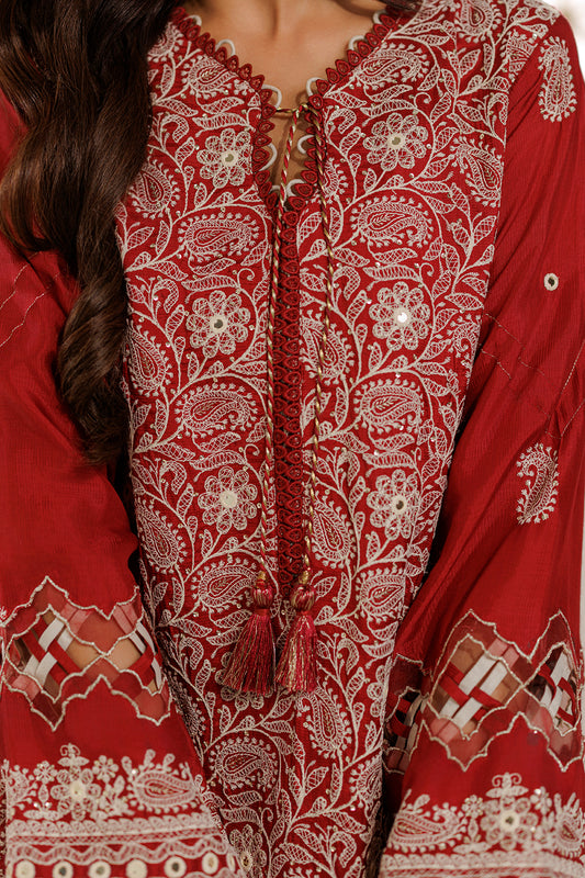 Embroidered Shirt Shalwar Dupatta - 4228