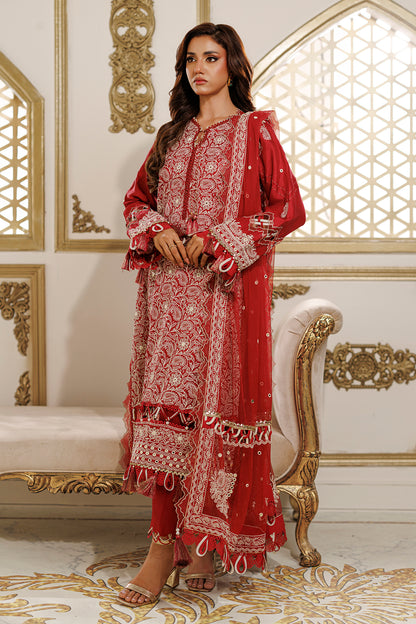 Embroidered Shirt Shalwar Dupatta - 4228
