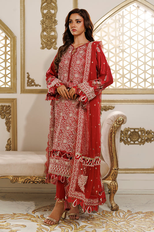 Embroidered Shirt Shalwar Dupatta - 4228