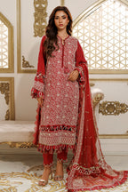 Embroidered Shirt Shalwar Dupatta - 4228