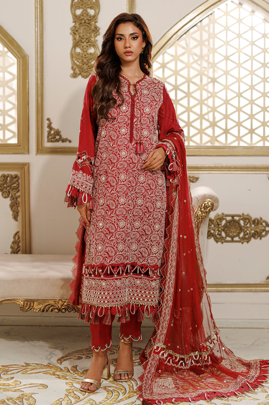 Embroidered Shirt Shalwar Dupatta - 4228