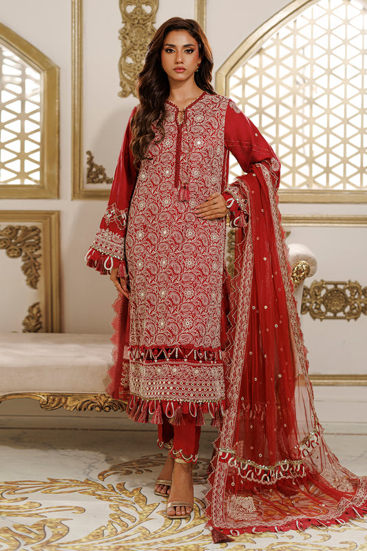 Embroidered Shirt Shalwar Dupatta - 4228