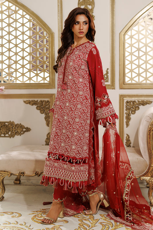 Embroidered Shirt Shalwar Dupatta - 4228