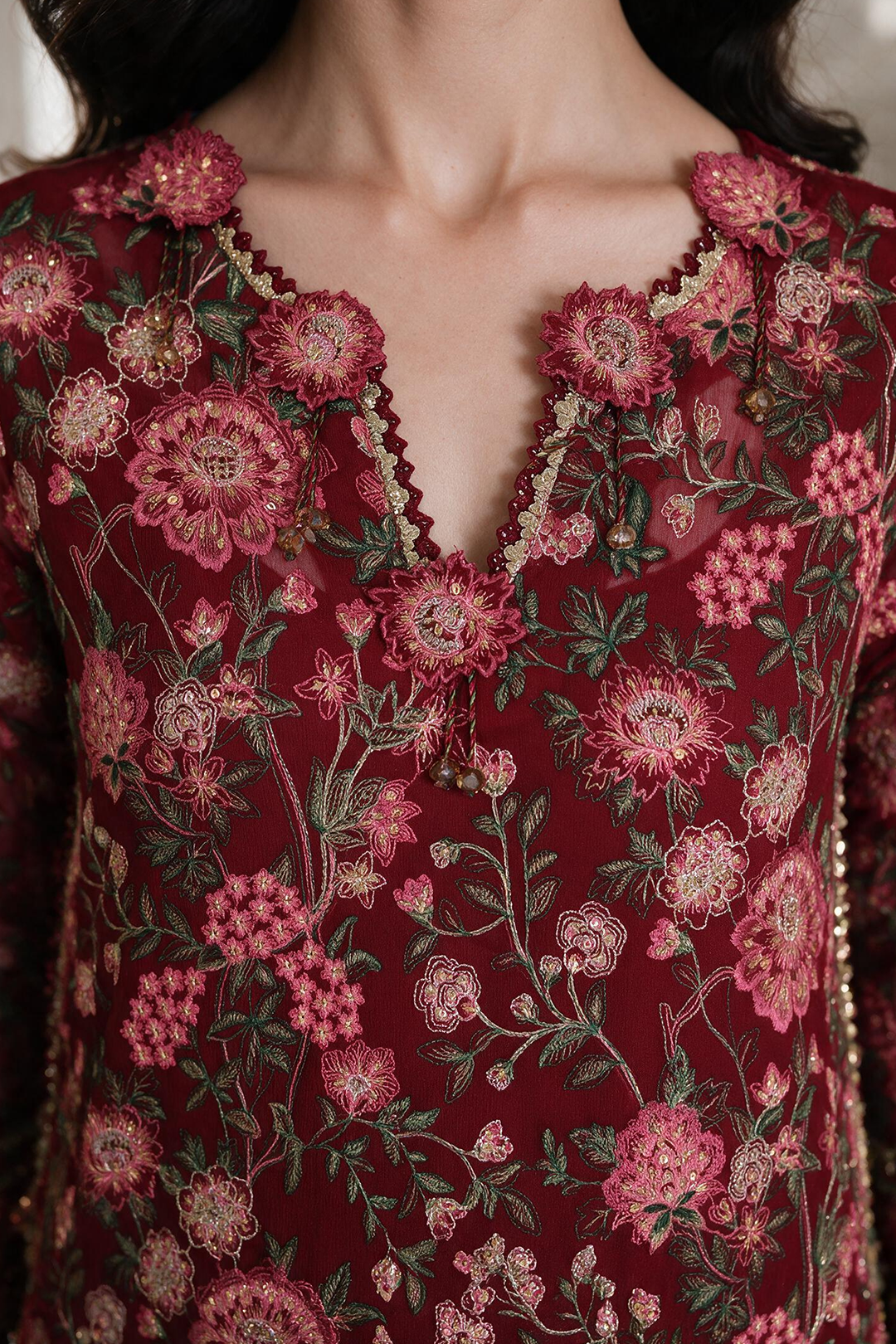 Embroidered Shirt Shalwar Dupatta - 4231
