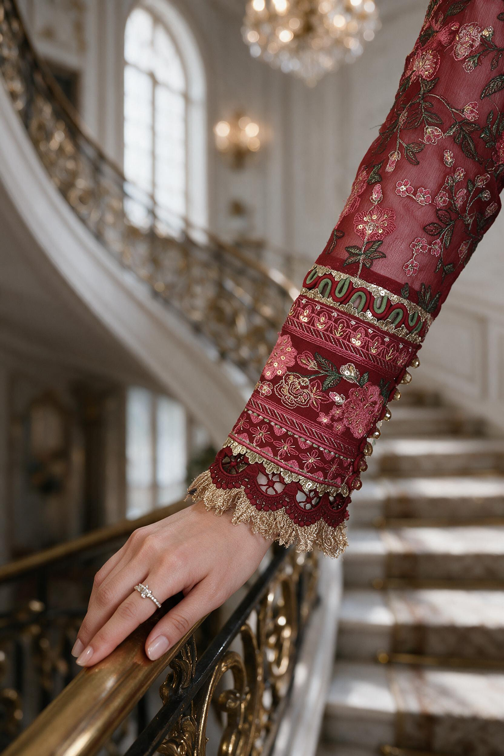 Embroidered Shirt Shalwar Dupatta - 4231