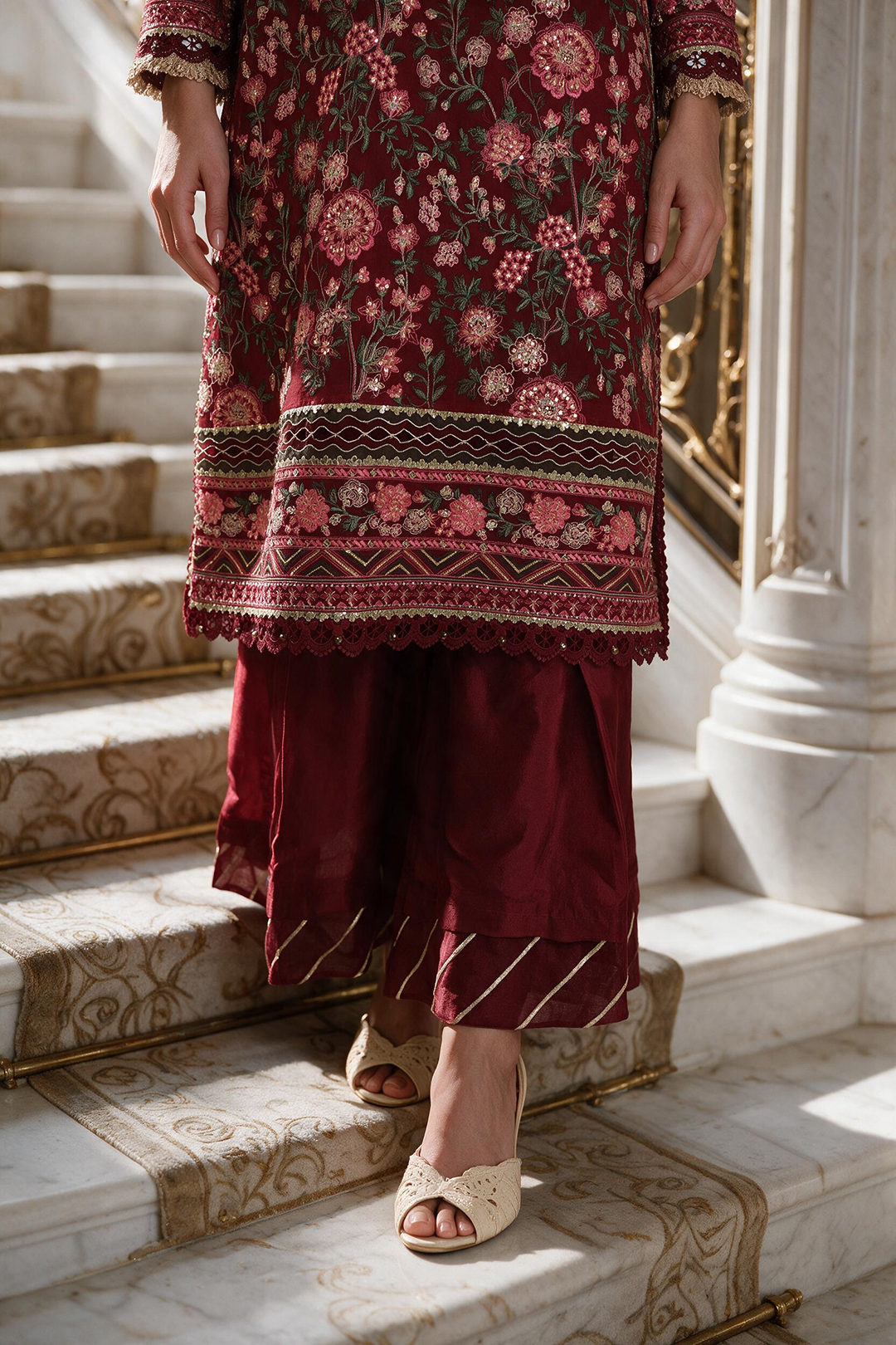 Embroidered Shirt Shalwar Dupatta - 4231