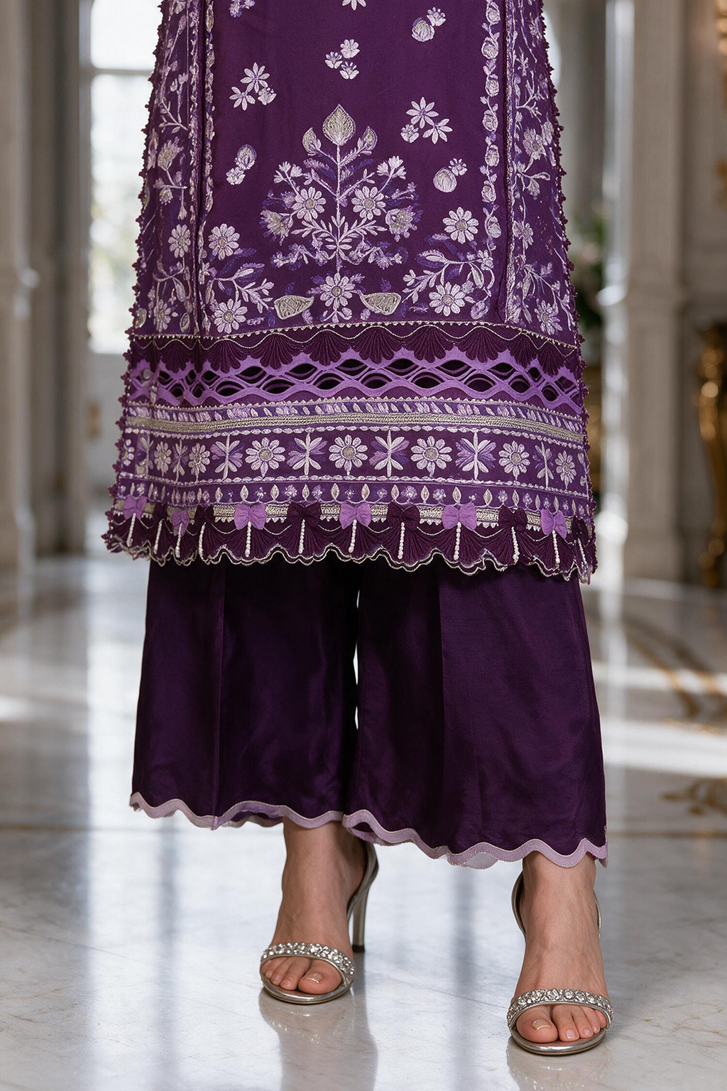 Embroidered Shirt Shalwar Dupatta - 4232