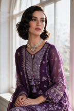 Embroidered Shirt Shalwar Dupatta - 4232
