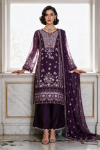 Embroidered Shirt Shalwar Dupatta - 4232
