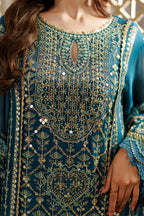 Embroidered Shirt Shalwar Dupatta - 4233