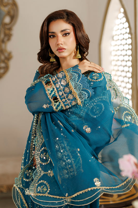 Embroidered Shirt Shalwar Dupatta - 4233