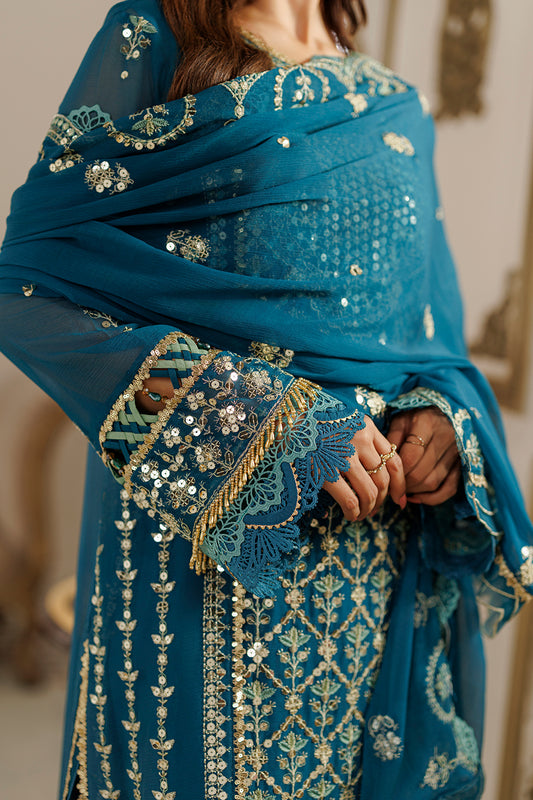 Embroidered Shirt Shalwar Dupatta - 4233