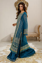 Embroidered Shirt Shalwar Dupatta - 4233