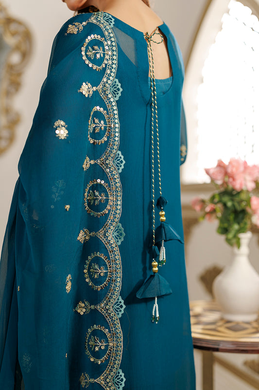 Embroidered Shirt Shalwar Dupatta - 4233