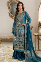 Embroidered Shirt Shalwar Dupatta - 4233