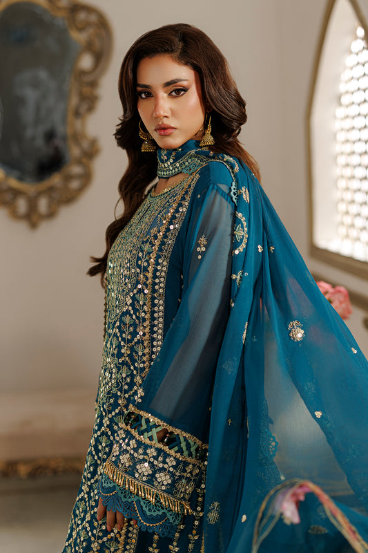 Embroidered Shirt Shalwar Dupatta - 4233