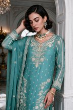 Embroidered Shirt Shalwar Dupatta - 4234