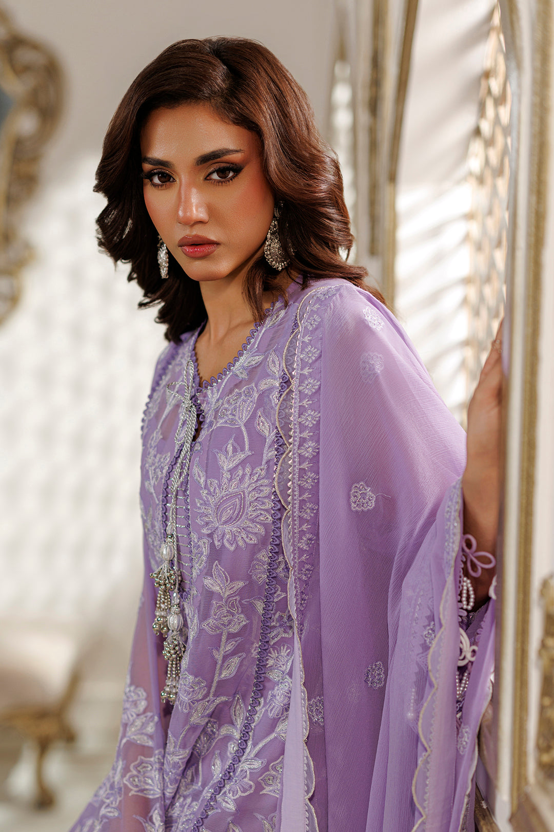 Embroidered Shirt Shalwar Dupatta - 4235