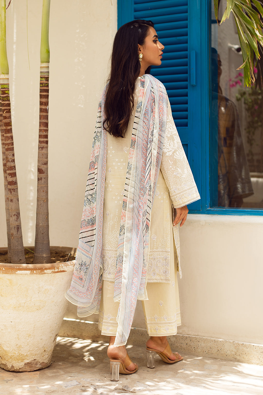 Embroidered Shirt Shalwar Dupatta - 0052