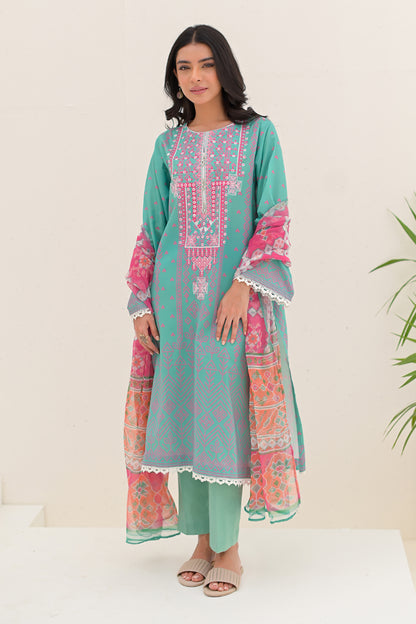 Embroidered Shirt Dupatta - 0217