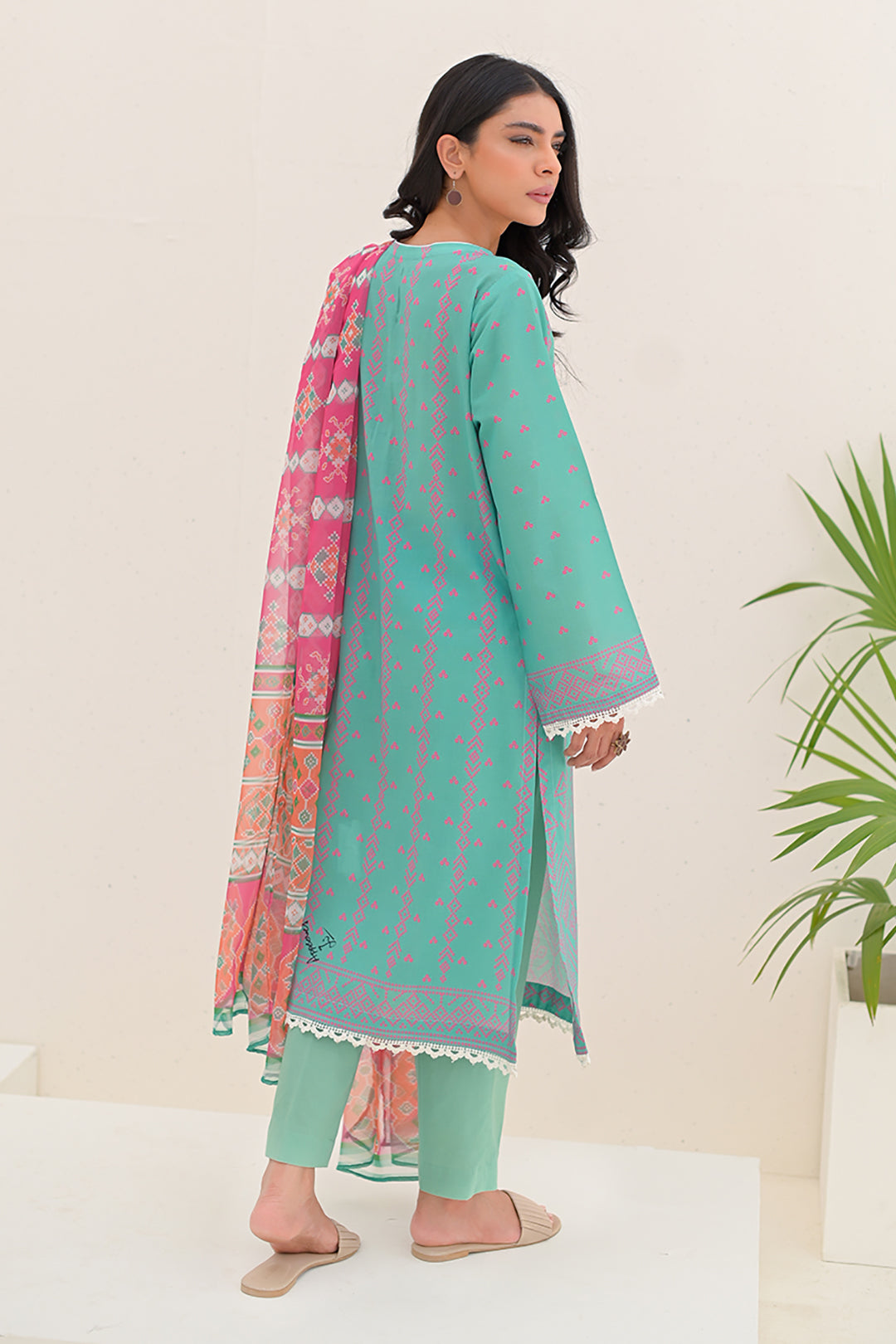 Embroidered Shirt Dupatta - 0217