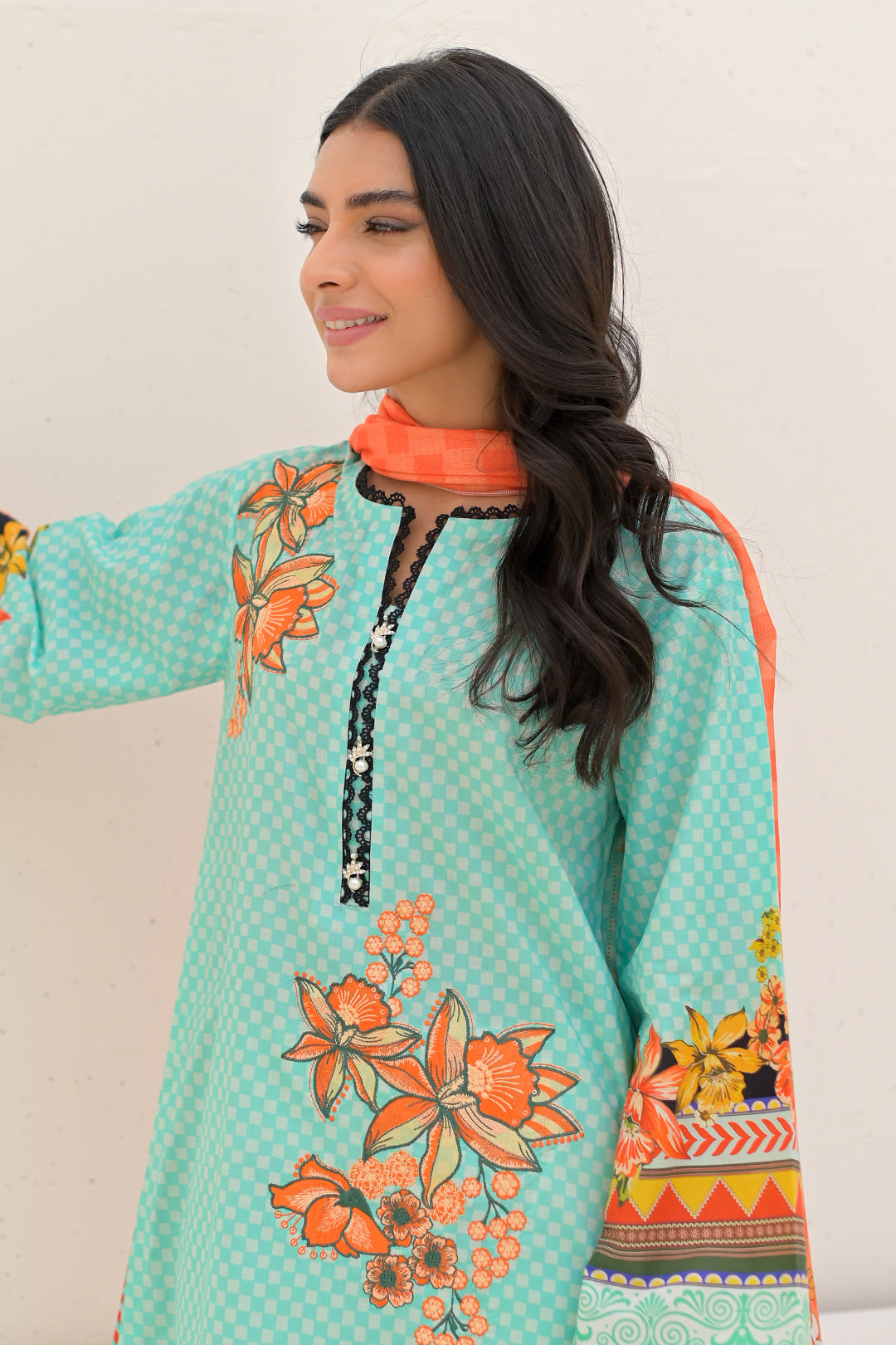 Embroidered Shirt Dupatta - 0222