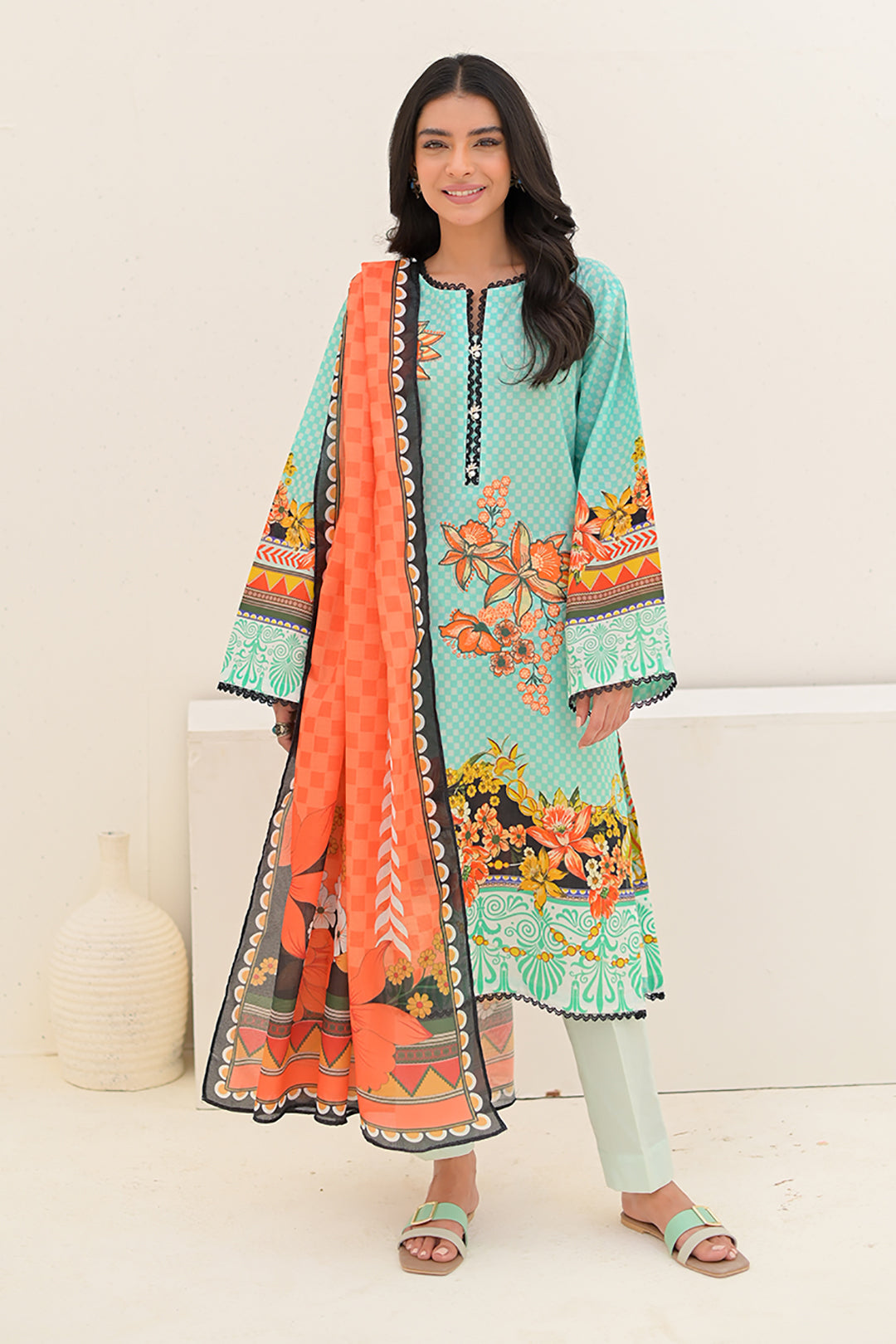 Embroidered Shirt Dupatta - 0222