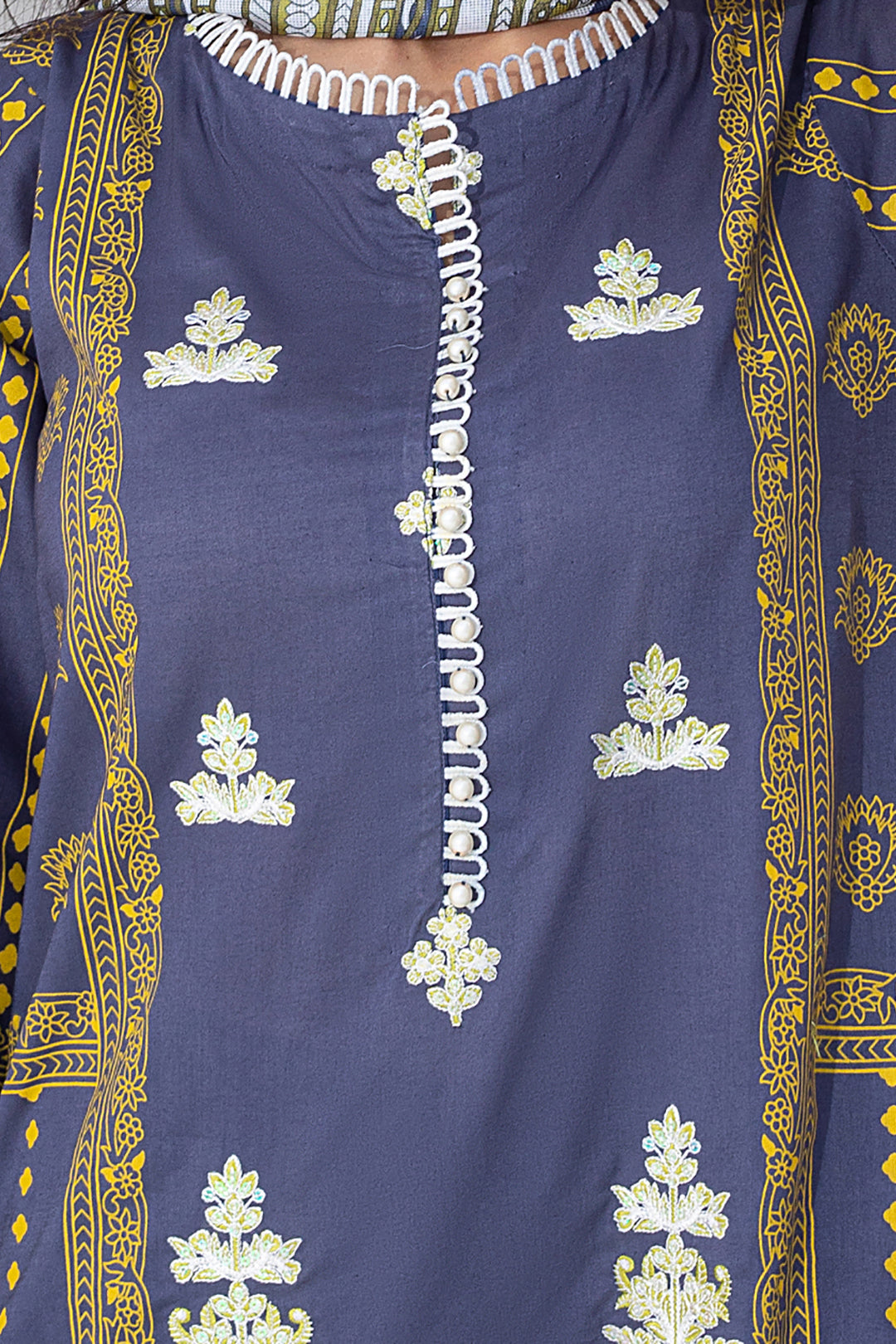 Embroidered Shirt Dupatta - 0315