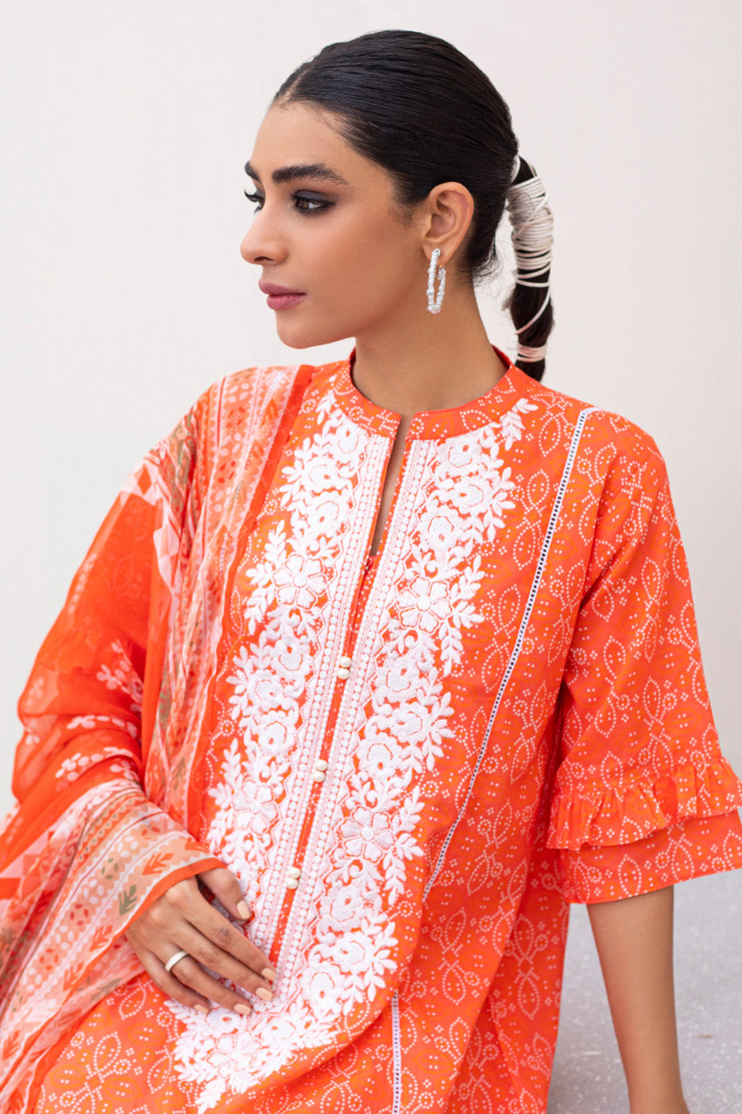 Embroidered Shirt Dupatta - 0317