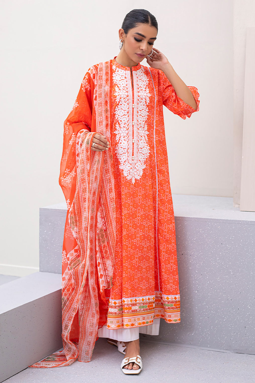 Embroidered Shirt Dupatta - 0317