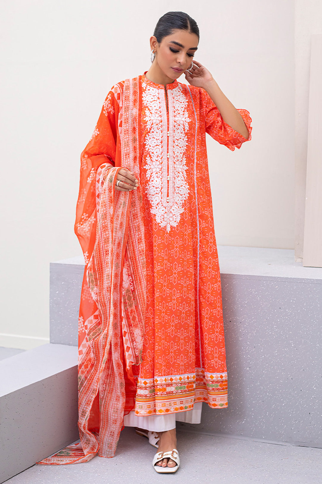 Embroidered Shirt Dupatta - 0317