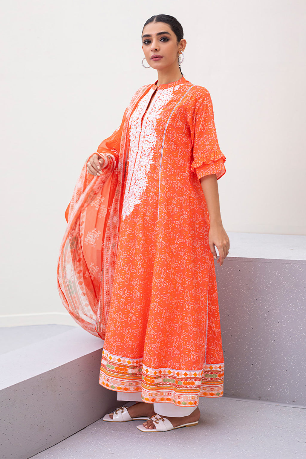 Embroidered Shirt Dupatta - 0317
