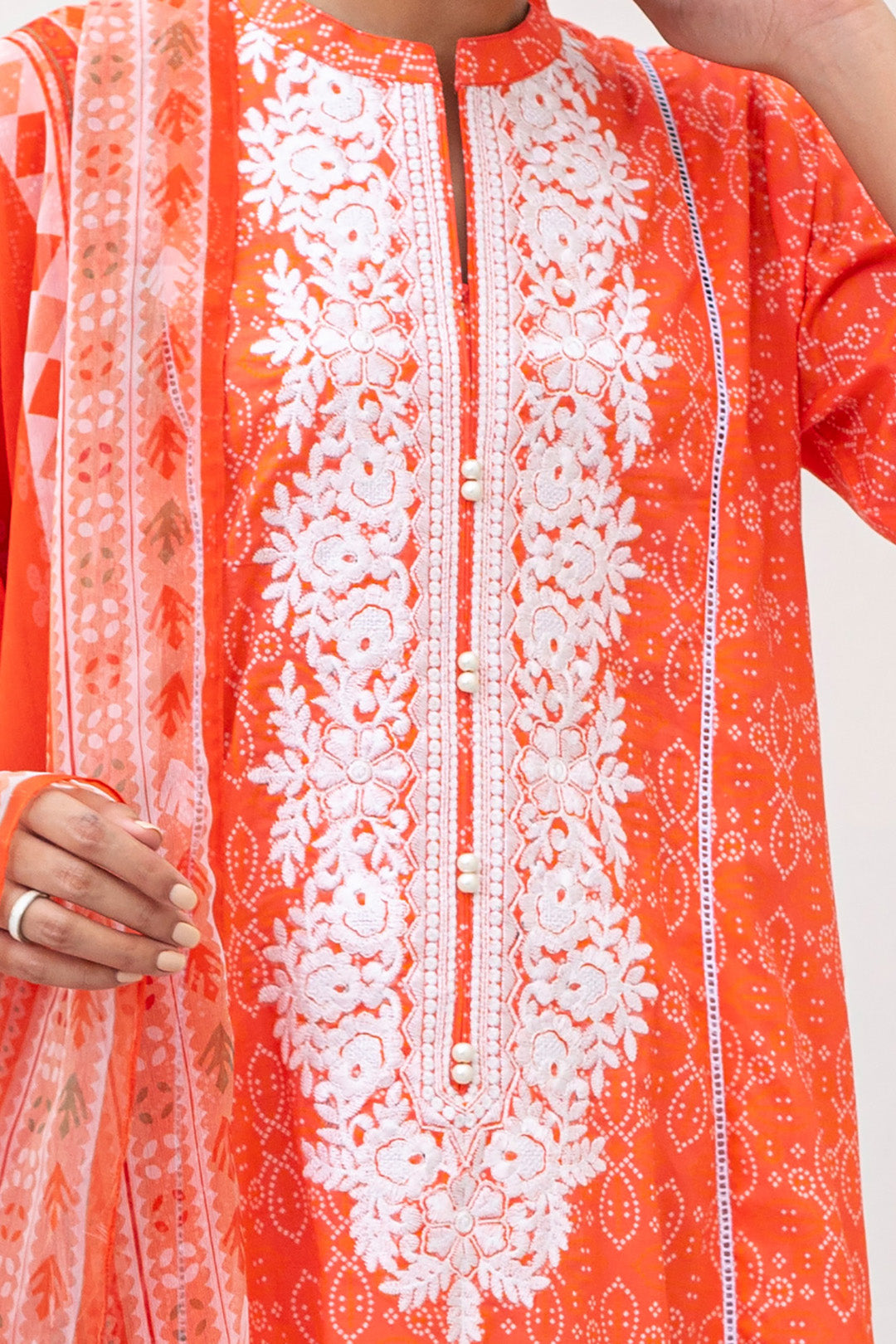 Embroidered Shirt Dupatta - 0317