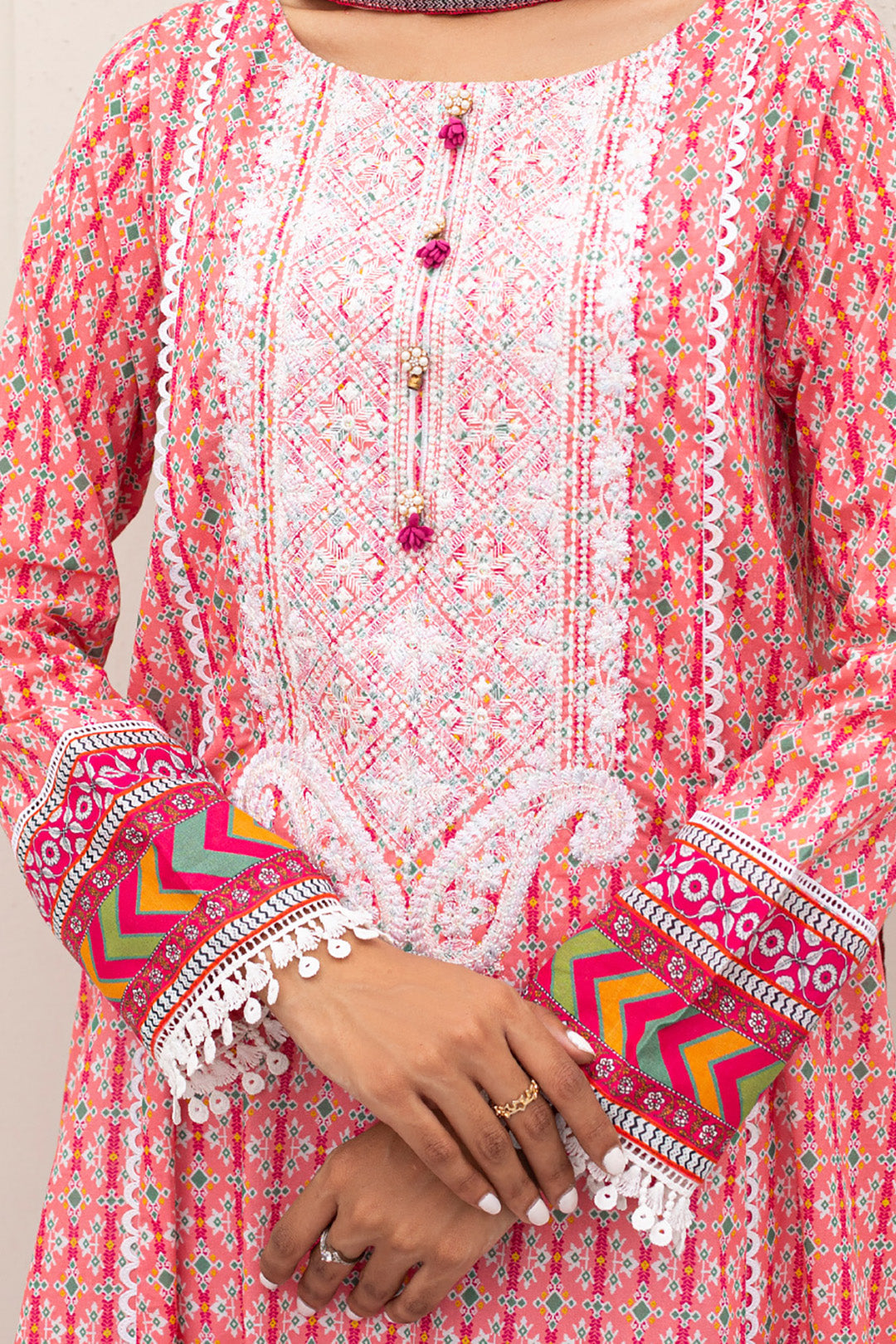 Embroidered Shirt Dupatta - 0393