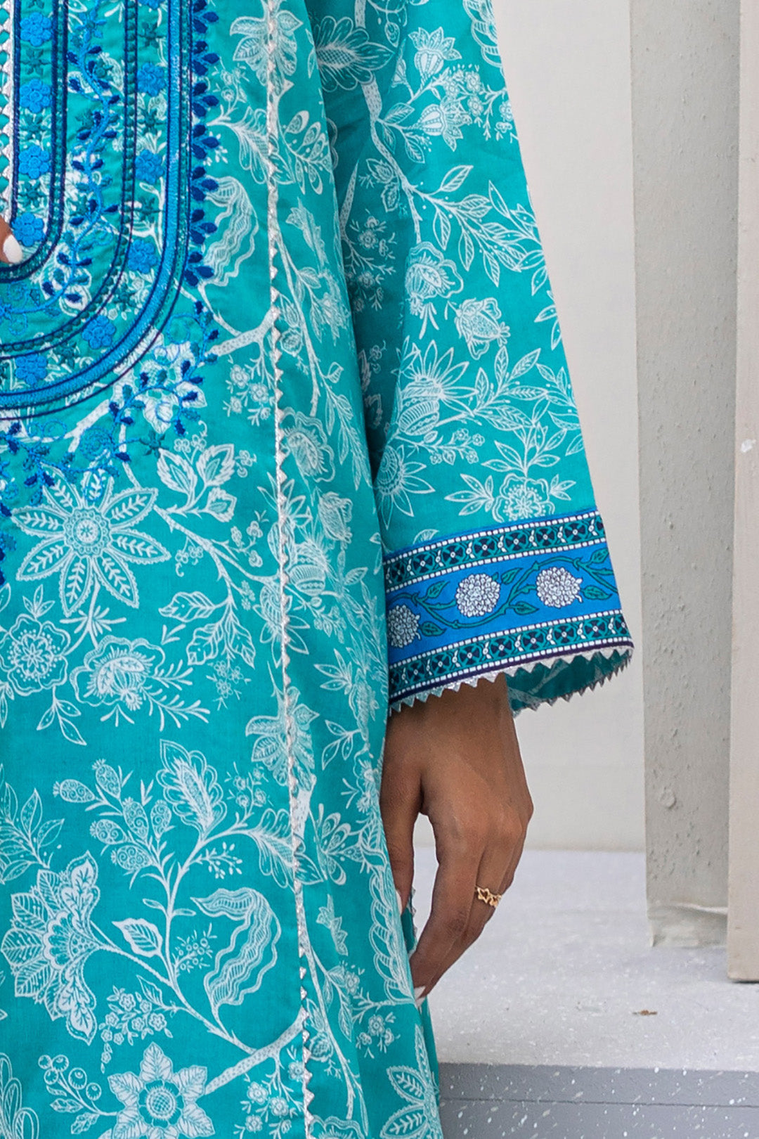 Embroidered Shirt Dupatta - 0394