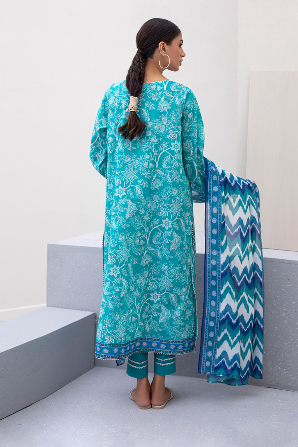 Embroidered Shirt Dupatta - 0394