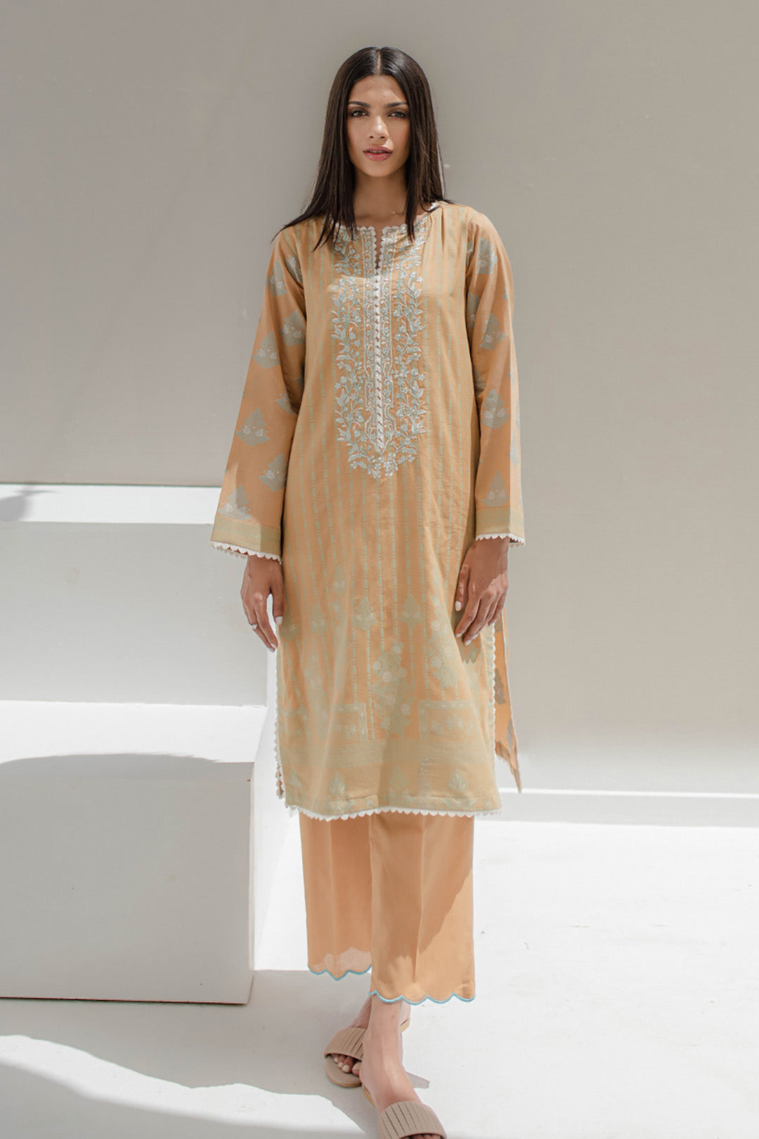 Embroidered Shirt Shalwar - 0617