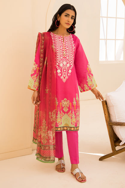 Embroidered Shirt Shalwar Dupatta - 0163