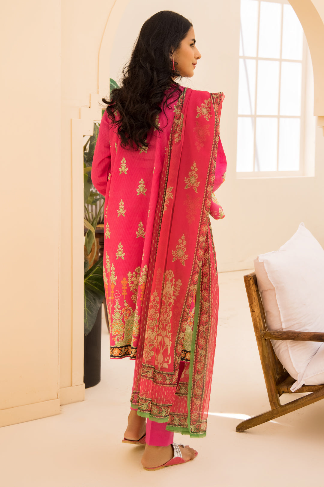 Embroidered Shirt Shalwar Dupatta - 0163