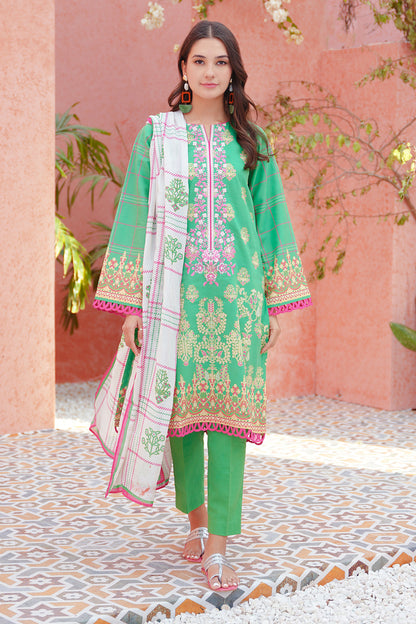 Embroidered Shirt Shalwar Dupatta - 0171