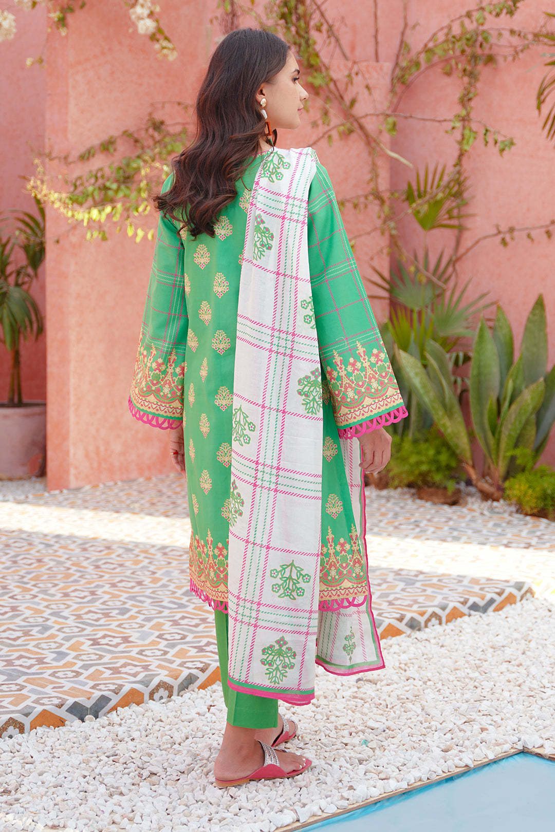 Embroidered Shirt Shalwar Dupatta - 0171