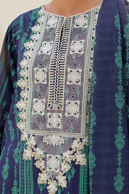 Embroidered Shirt Shalwar Dupatta - 0177