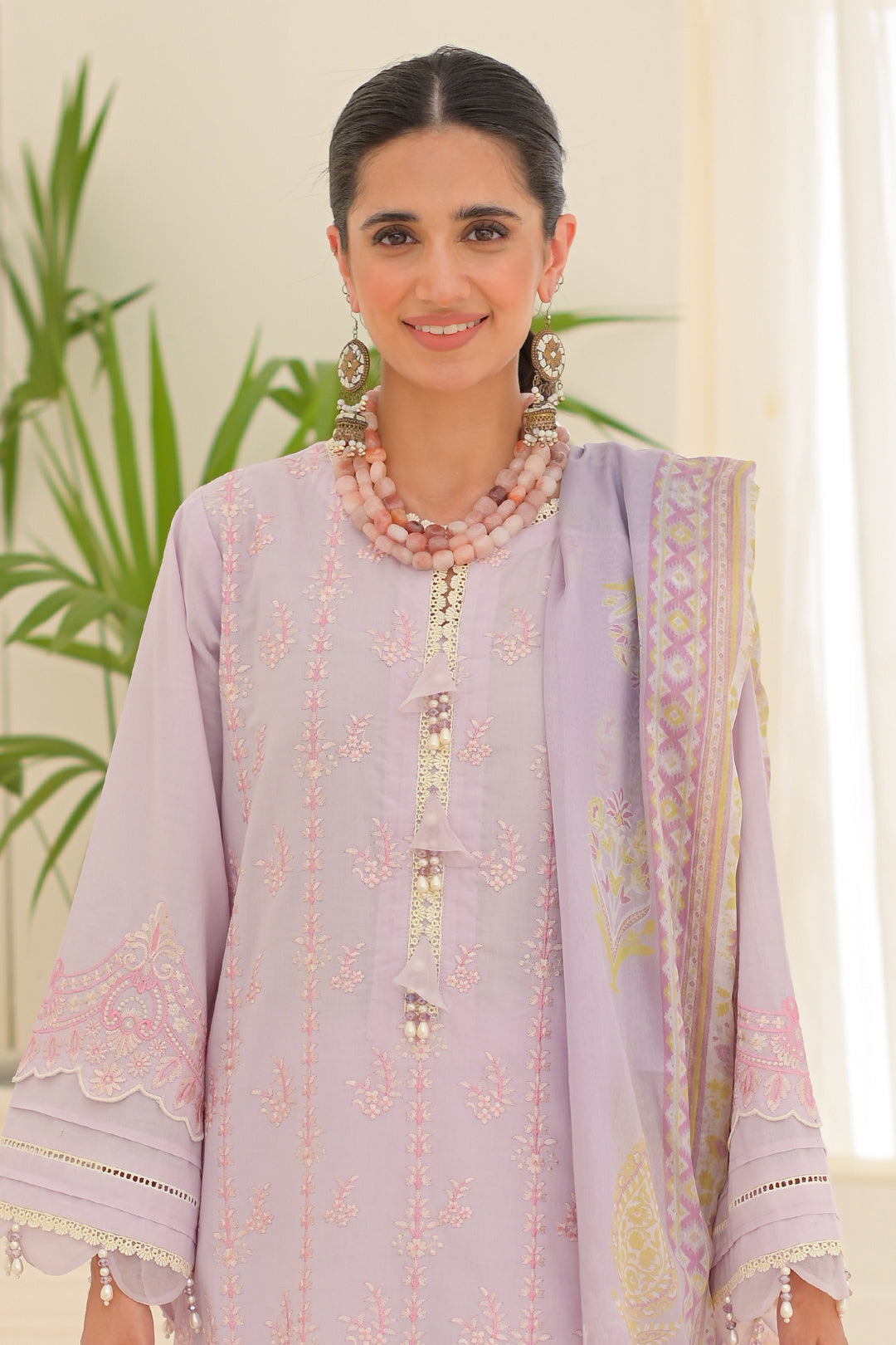 Embroidered Shirt Shalwar Dupatta - 0181