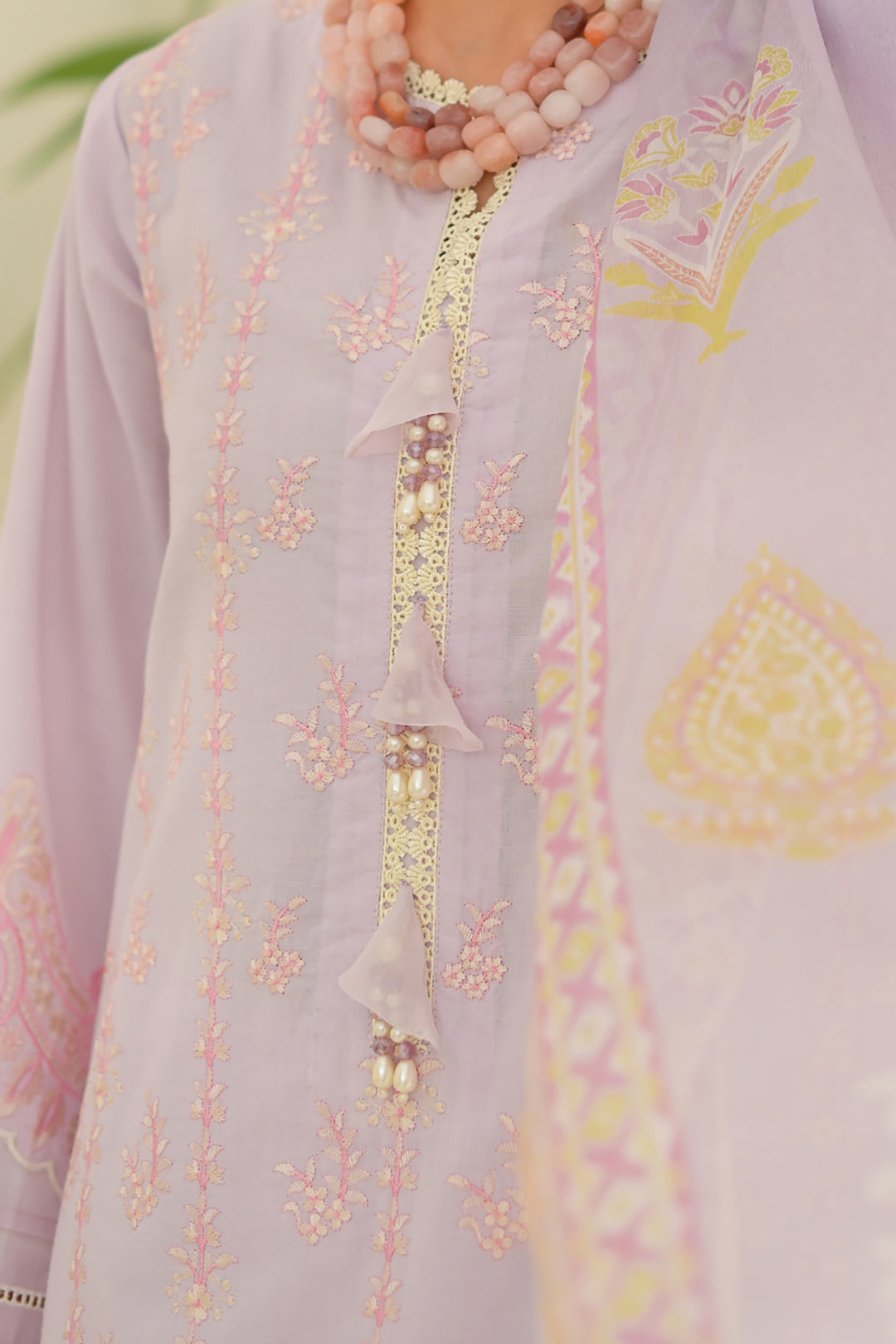 Embroidered Shirt Shalwar Dupatta - 0181