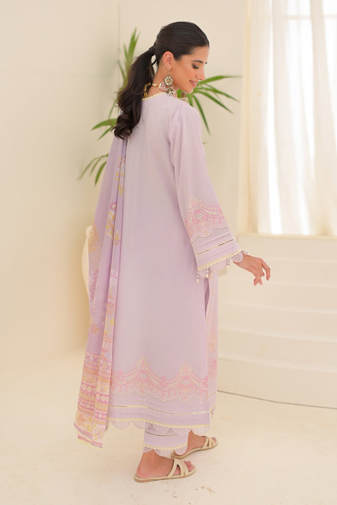 Embroidered Shirt Shalwar Dupatta - 0181
