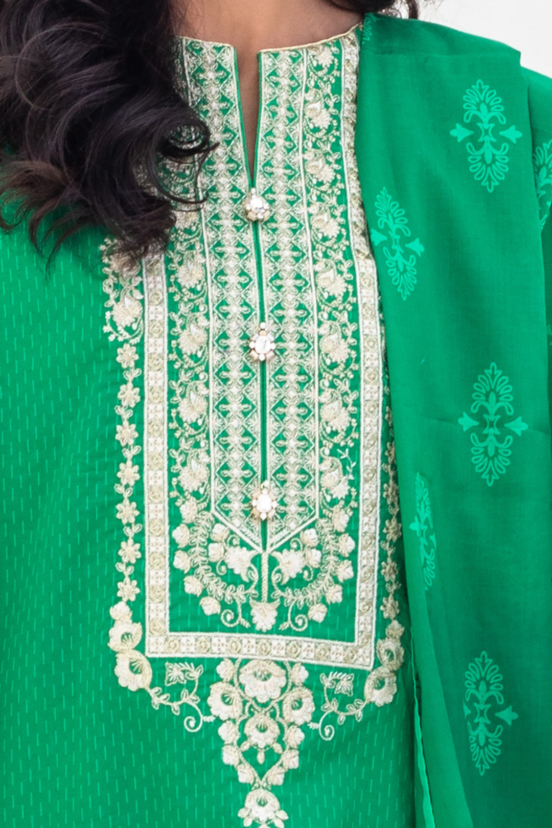 Embroidered Shirt Shalwar Dupatta - 0267